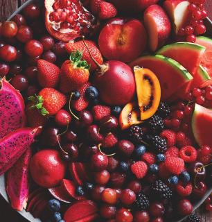 red fruit platter
