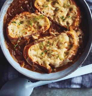 onion soup… family-style!